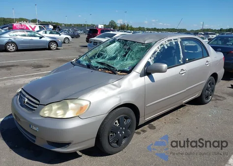 2003 Toyota Corolla Ce/Le/S from USA, damaged, VIN 2T1BR32E53C088675